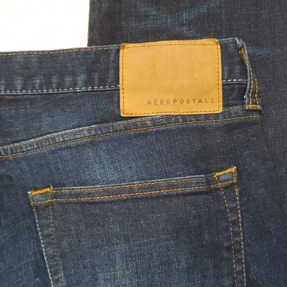 Aeropostale Mens Slim Straight Jeans 34 Waist